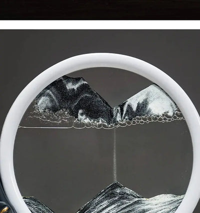 Quicksand Painting Creative Hourglass New Chinese Light Luxury Decoration TV Cabinet Living Room Wine Cabinet Decoration - Astroglowmk