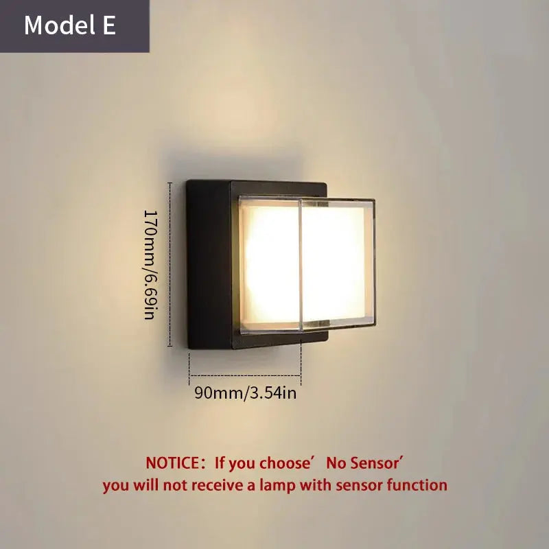 Motion Sensor LED Wall Light – Waterproof Outdoor Lamp - Astroglowmk
