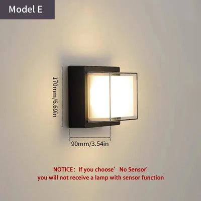 Motion Sensor LED Wall Light – Waterproof Outdoor Lamp - Astroglowmk