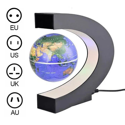 Magnetic Floating Levitation Globe LED World Map Electronic Antigravity Lamp Novelty Ball Light Home Decor Lamps Birthday Gifts - Astroglowmk