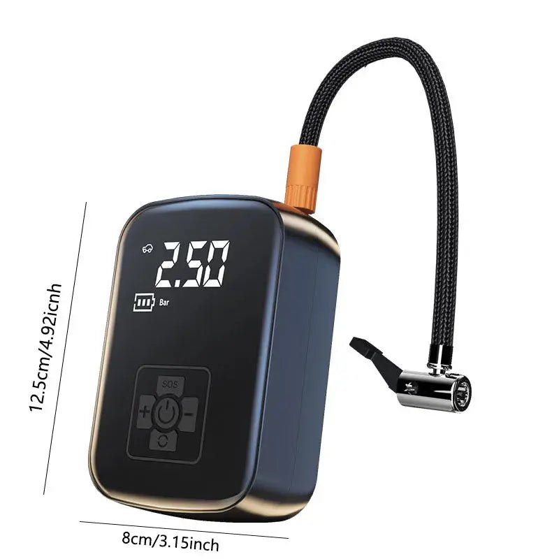 Wireless Car Tire Inflator – Portable Air Pump for Auto, Bike, Motorcycle - Astroglowmk
