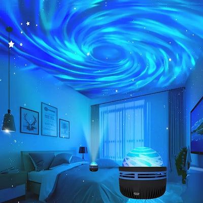 LED Galaxy Projector Light Colorful Galaxy Sky Projector Bedroom Night Light Kids Room Decoration Christmas Party Decoration - Astroglowmk