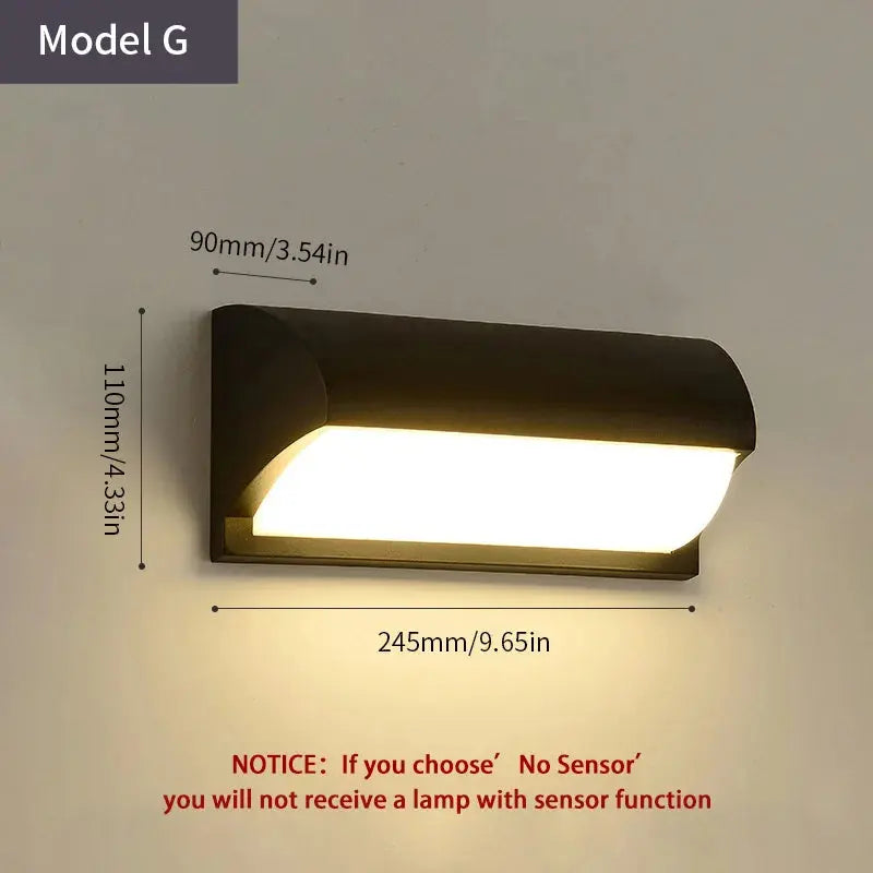 Motion Sensor LED Wall Light – Waterproof Outdoor Lamp - Astroglowmk