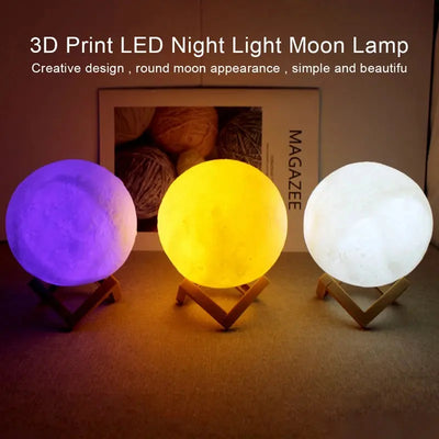 Book Light LED Moon Light Galaxy Light, Moon Night Light, Girl, Boy, Child Birthday Gift, Bedroom Decoration Indoor lighting - Astroglowmk
