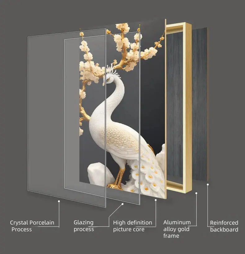 New LED Entrance Decorations Painting Wall Lamps For Corridor Living Room Kitchen High-end Indoor Home Lustre Modern Mural Light - Astroglowmk