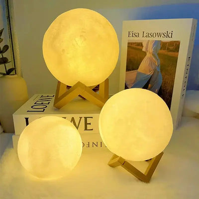 Book Light LED Moon Light Galaxy Light, Moon Night Light, Girl, Boy, Child Birthday Gift, Bedroom Decoration Indoor lighting - Astroglowmk