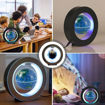 Magnetic Floating Levitation Globe LED World Map Electronic Antigravity Lamp Novelty Ball Light Birthday Gifts Home Decor Lamps - Astroglowmk