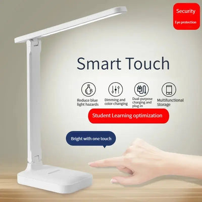 Folding LED Desk Lamp – Touch Dimmable USB Light - Astroglowmk