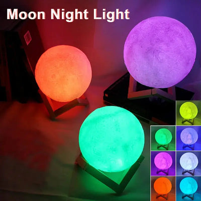 Book Light LED Moon Light Galaxy Light, Moon Night Light, Girl, Boy, Child Birthday Gift, Bedroom Decoration Indoor lighting - Astroglowmk