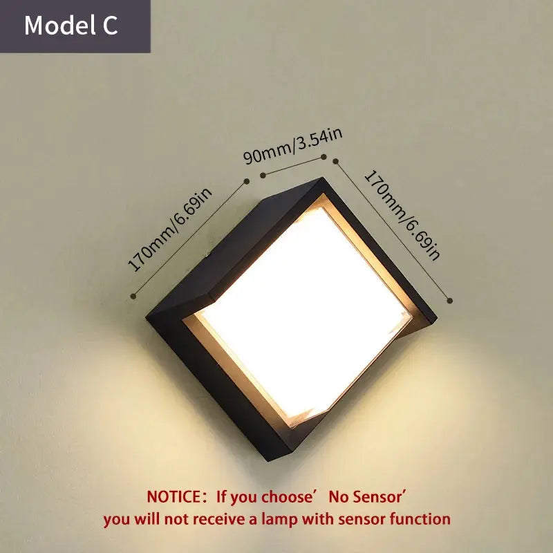 Motion Sensor LED Wall Light – Waterproof Outdoor Lamp - Astroglowmk