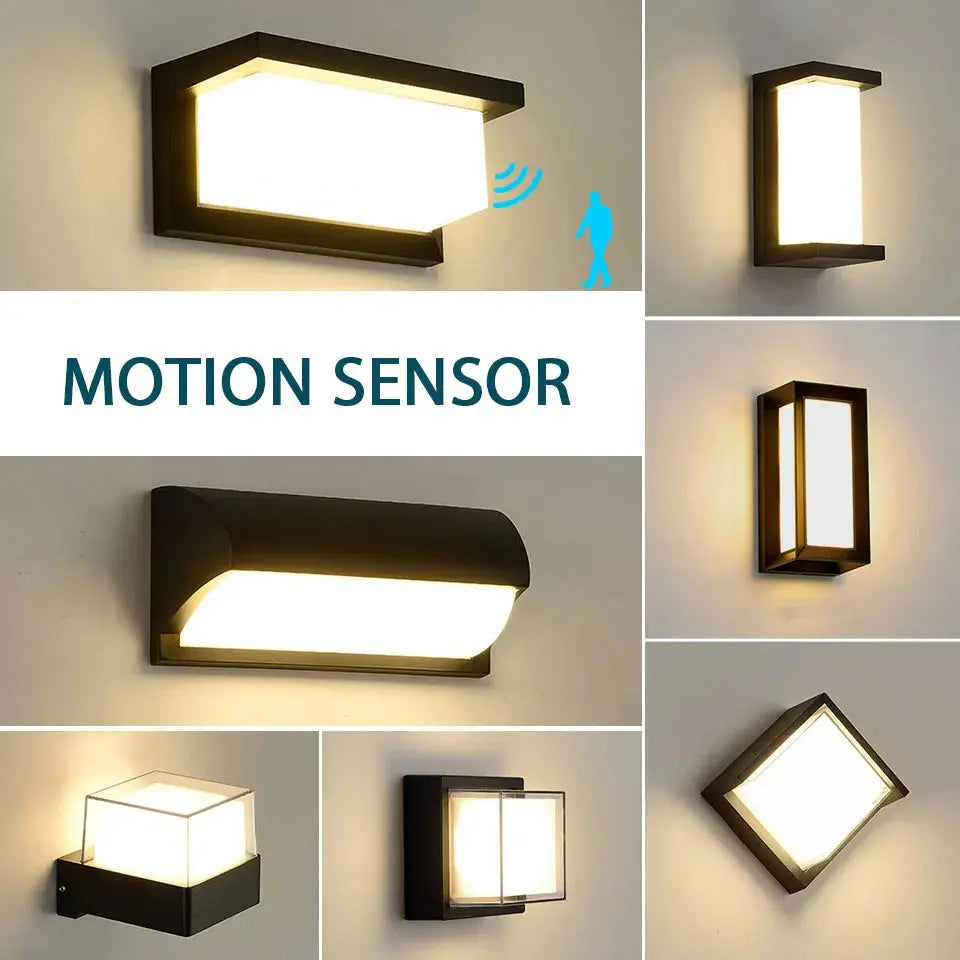 Motion Sensor LED Wall Light – Waterproof Outdoor Lamp - Astroglowmk
