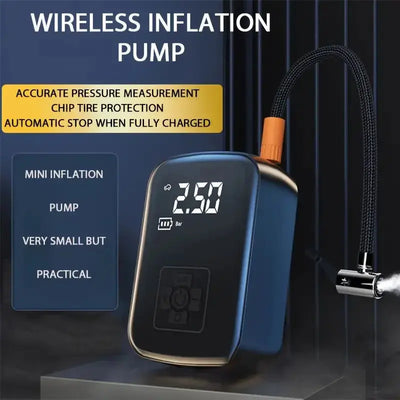 Wireless Car Tire Inflator – Portable Air Pump for Auto, Bike, Motorcycle - Astroglowmk