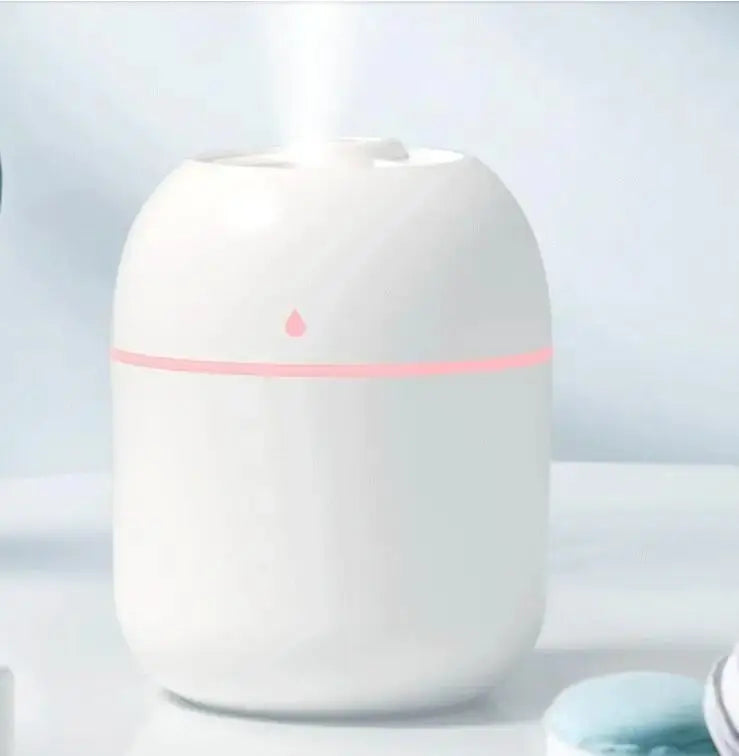 250ML USB Mini Air Humidifier Aroma Essential Oil Diffuser For Home Car Ultrasonic Mute Mist Maker Diffuser with LED Color Lamp - Astroglowmk