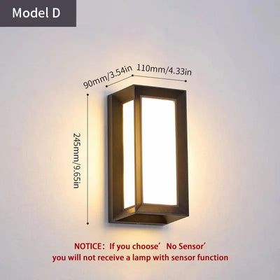 Motion Sensor LED Wall Light – Waterproof Outdoor Lamp - Astroglowmk